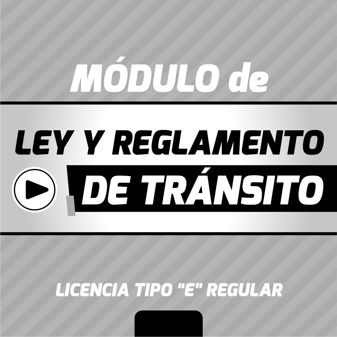 LEY Y REGLAMENTO TTTSV Periodo Octubre 2023 - Julio 2024 Fines de Semana Paralelo "B"