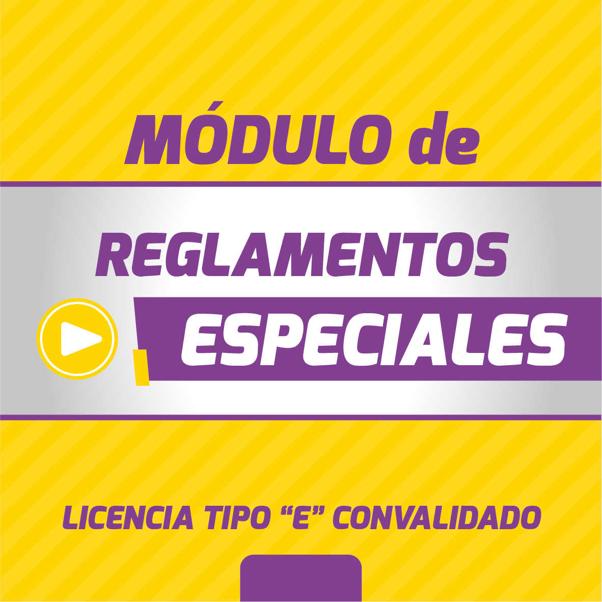REGLAMENTOS ESPECIALES "E" Periodo Abril 2025 - Septiembre 2025 Lunes a Viernes Paralelo "A"